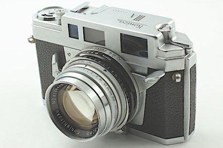 Konica IIIA with 50mm f:1.8 Hexanon lens.jpg